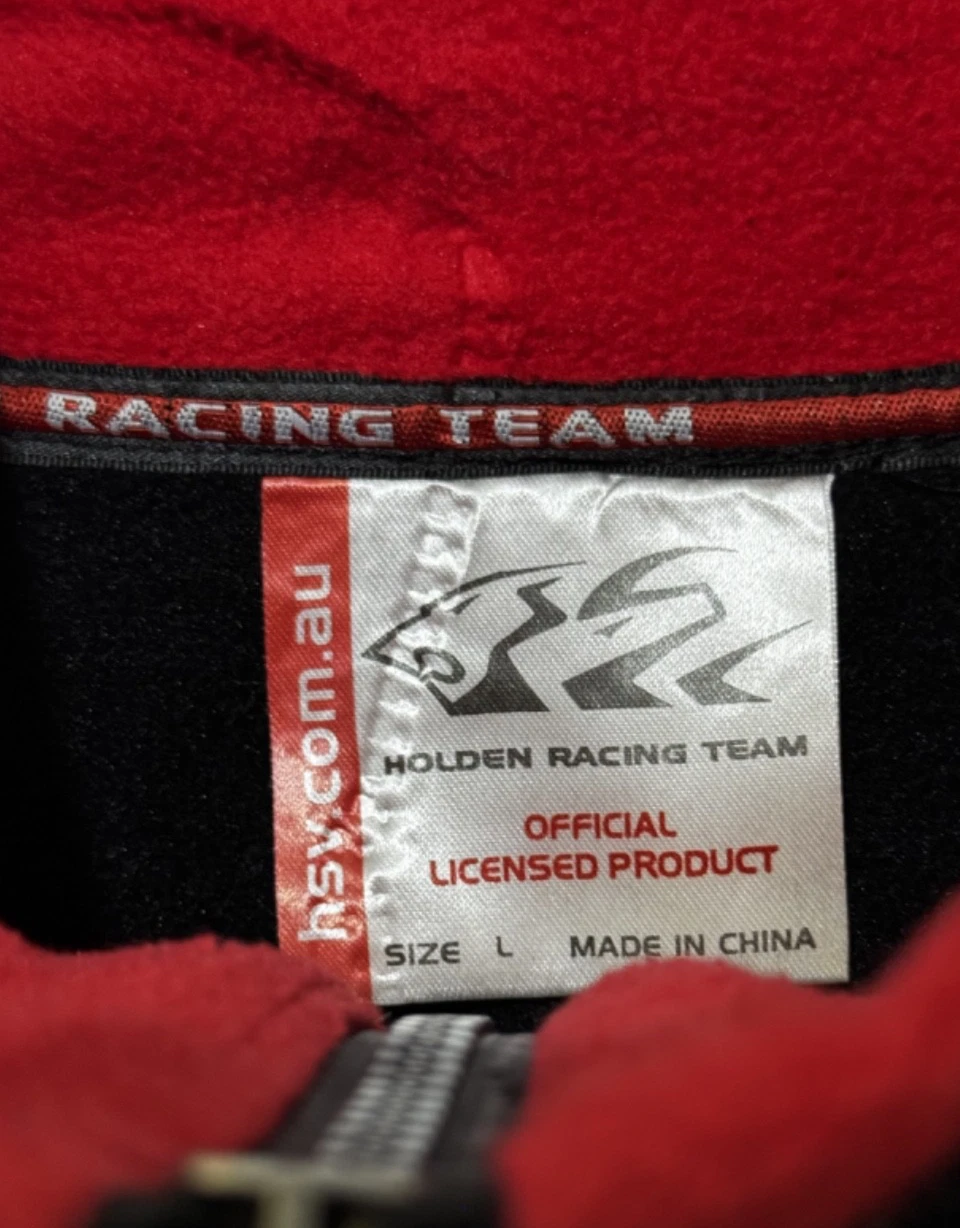 VTG 2004 Holden Racing Team Fleece Mens Large Mobil 1 HSV V8 Supercars Jacket - product detail image 10