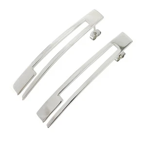 Boucles d'oreilles GUCCI logo G argent SV925 accessoires femme haut,5 0,7 cm