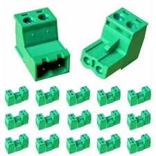 20Set 2 Pin 5.08mm Pitch PCB Mount Screw Terminal Block Connector with Phoeni...