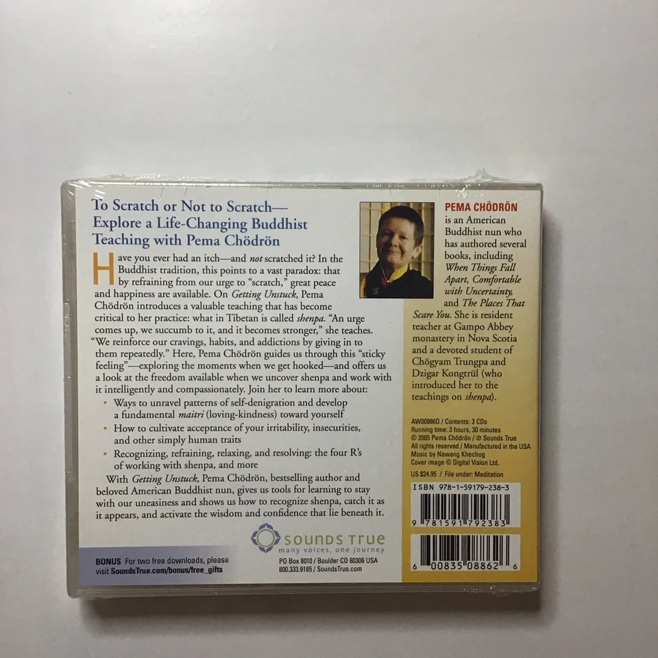 Getting Unstuck by Pema Chodron (CD, Jun-2005, Sounds True) New Foto 2 de 2