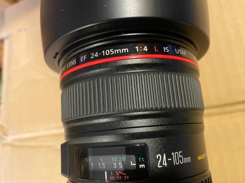 Lente zoom Canon EF 24-105 mm f/4 L USM enfoque automático ultrasónico 77 mm para cámara réflex digital - Imagen 3 de 10