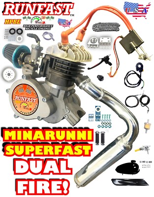 Minarelli Style Motorized Bike Race Engine 6HP High Performance