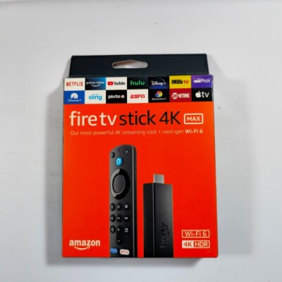 Amazon Fire TV Stick 4K MAX Streaming Device WiFi6 Alexa Voice Remote ...