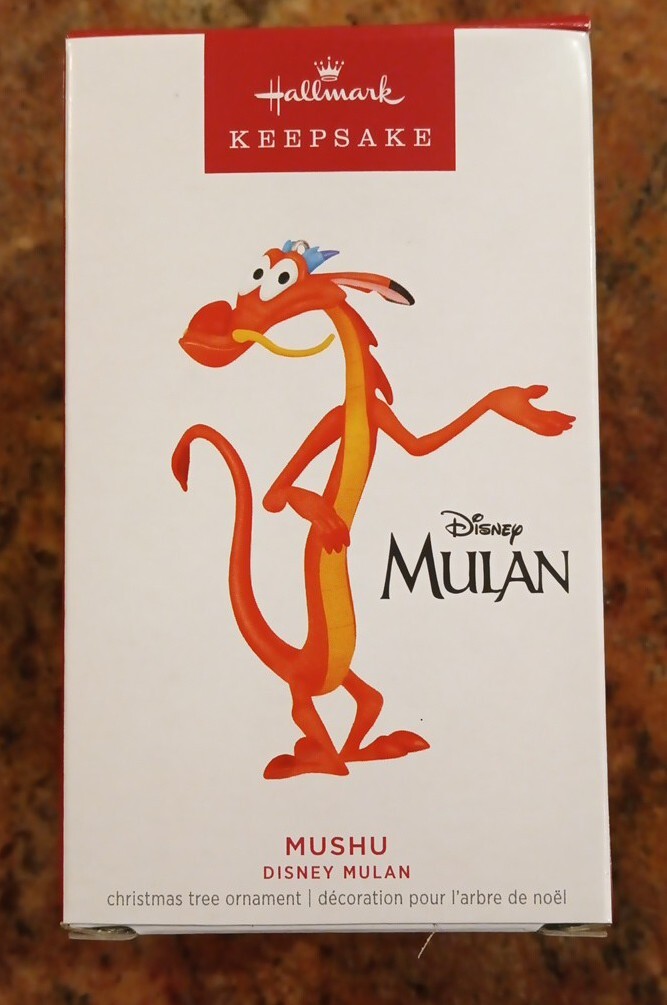 Hallmark 2023 Keepsake Ornament  Disney Mulan Mushu 24-24