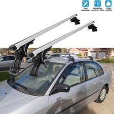 48" Car Universal Top Roof Rack Cross Bar Luggage Cargo Carrier Rails For Honda