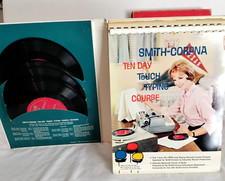 Vintage 1961 Ten Day Touch Typing Course by Smith Corona  with5 Vinyl LP Record thumbnail