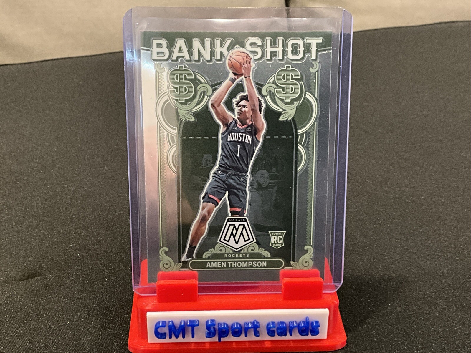 2023-24 Panini Mosaic - Bank Shot #6 Amen Thompson (RC)