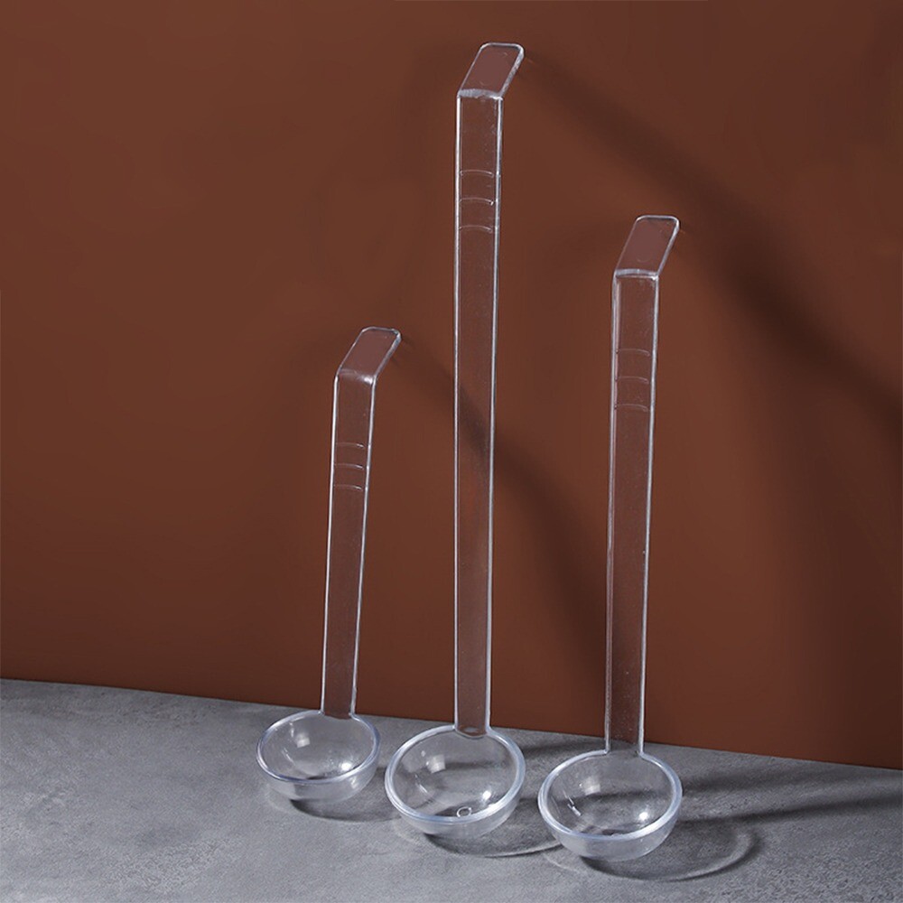 10Pcs Clear Mini Ladle Plastic Punch Bowl Ladle Small Ladle Kitchen