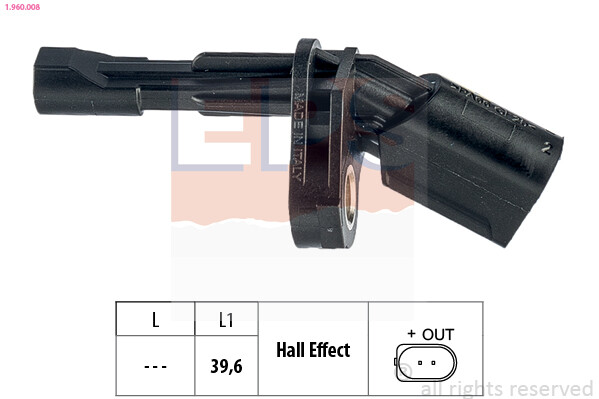 EPS 1.960.008 ABS Sensor FüR VW Audi Seat Skoda-image