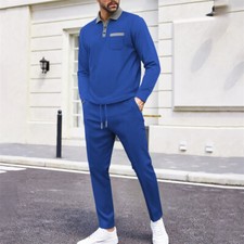 Mens Sweatsuits 2 Piece Sport Tracksuit Jogger Sweat Suits Jogging Outfits