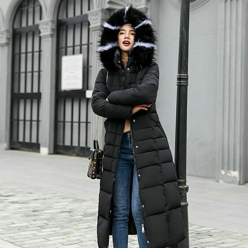 welzijn bad Waardeloos Women Full Length Parka Padded Jacket Down Cotton Puffer Coat Fur Long Hooded | eBay welzijn bad Waardeloos Women Full Length Parka Padded Jacket Down Cotton Puffer Coat Fur Long Hooded | eBay