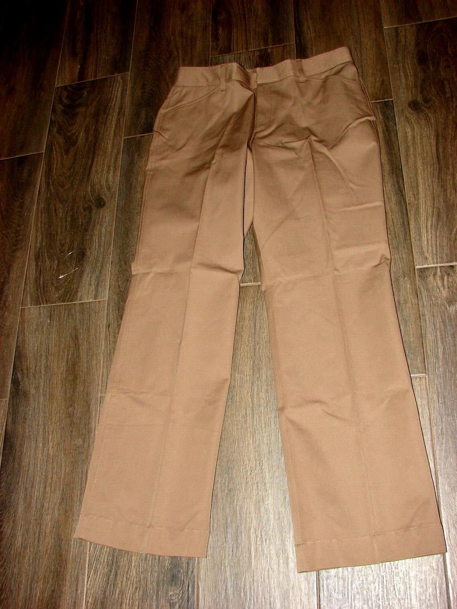 NEW EDDIE BAUER Blakely Fit Stretch Curvy Figure Cocoa Slacks Pants size 12