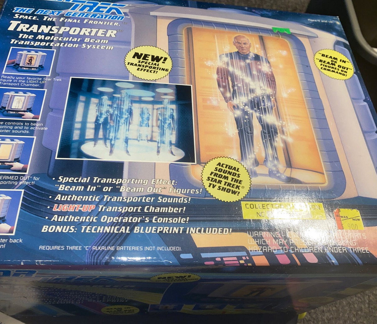 1993 Star Trek The Next Generation Playmates TRANSPORTER