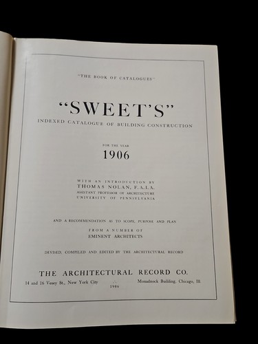 Sweets 1906 Indexed Catalogue of Building Construction Architectural Steam Punk - Picture 4 of 11