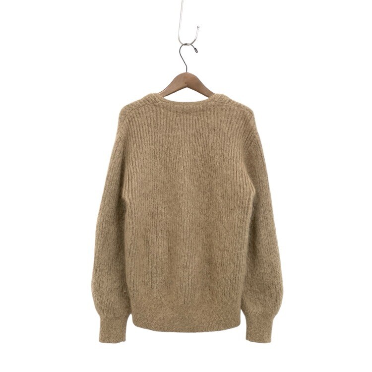 HYKE MOHAIR CARDIGAN Wool V-neck Beige 1 | eBay