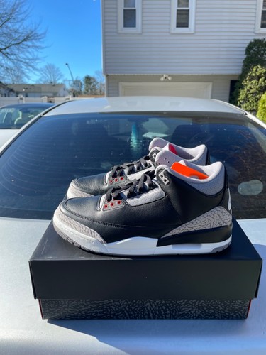 Size 10 - Air Jordan 3 Retro OG 2024 Black Cement