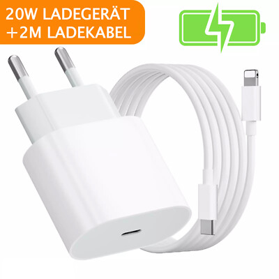 20W Ladekabel Schnell Ladegerät USB C für iPhone 11 12 13 14 Pro Max Adapter