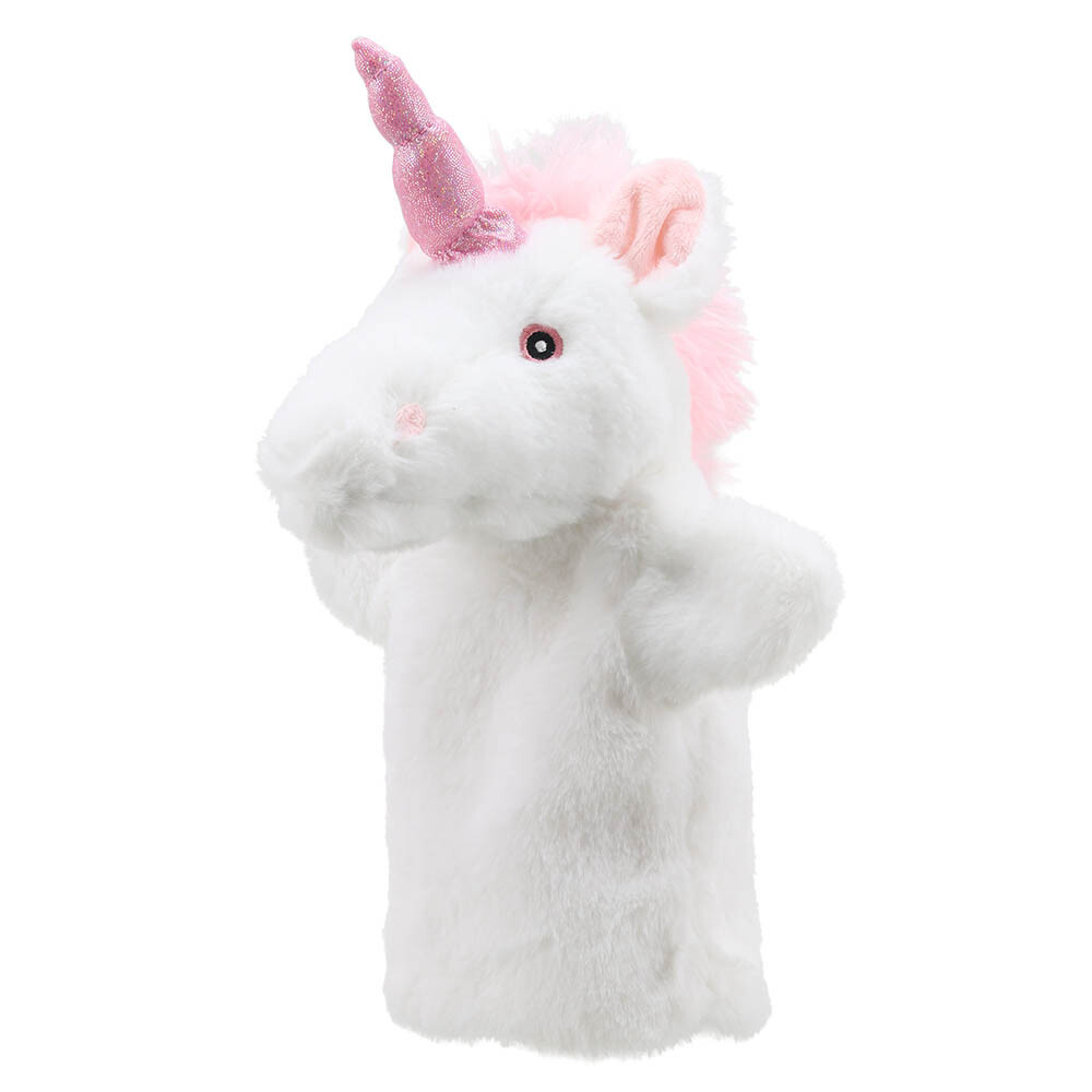 Unicorn puppet Unicorn ECO hand puppet unicorns plush puppets fantasy soft toys