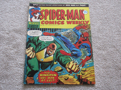 Spider-Man Comic Weekly # 80 Marvel UK comics,  August 24th 1974 , Fine