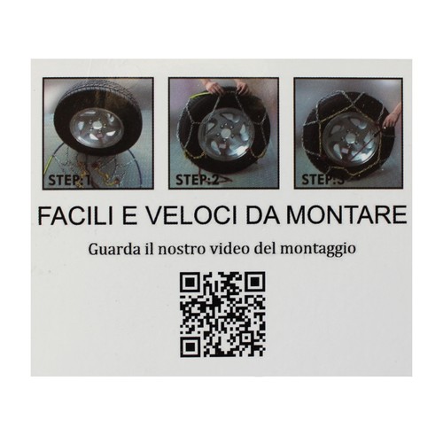 Chaînes à Neige 9MM 205/65 R16 Homologué V5117 - Photo 6 sur 6