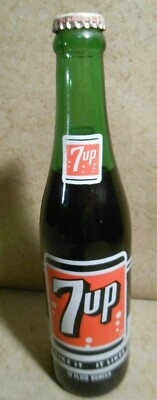 Collectible 7 Up Soda 1960s Glass 10 FL oz Bottle | eBay