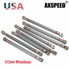 AXSPEED Alum 313mm Wheelbase Link Rod Linkage for Axial SCX10 1/10 RC Crawler US