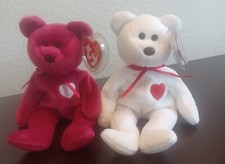 Valentino Brown Nose and Valentina Bears Lot of 2 Rare with Tag Errors 
