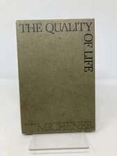 The Quality of Life by James A Michener First 1st Edition LN HC