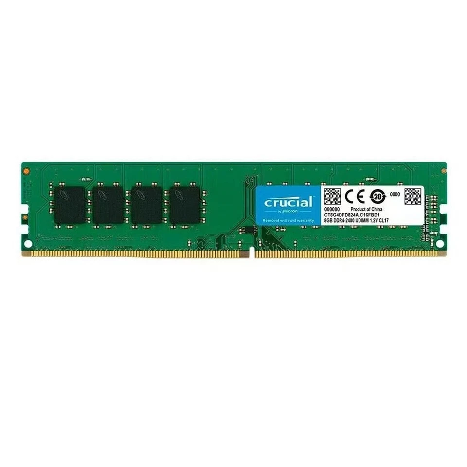 New Crucial 8GB DDR4 2400MHz PC4-19200 Desktop UDIMM Memory Ram CT8G4DFD824A - Image 2 of 4