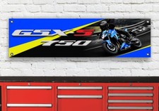 BR354B SUZUKI GSX-S 750 2019 INSPIRIERT BLAU FLEXIBEL WERKSTATT BANNER SCHILD