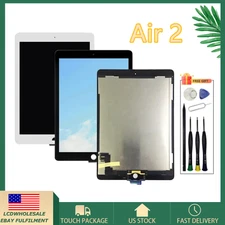 For iPad Air 2 9.7" A1566 A1567 LCD Display Touch Screen Digitizer Replace +Tool