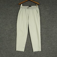Adidas Sweatpants Womens Medium Grey Mid-Rise Elastic Waist Drawstring w/Pockets