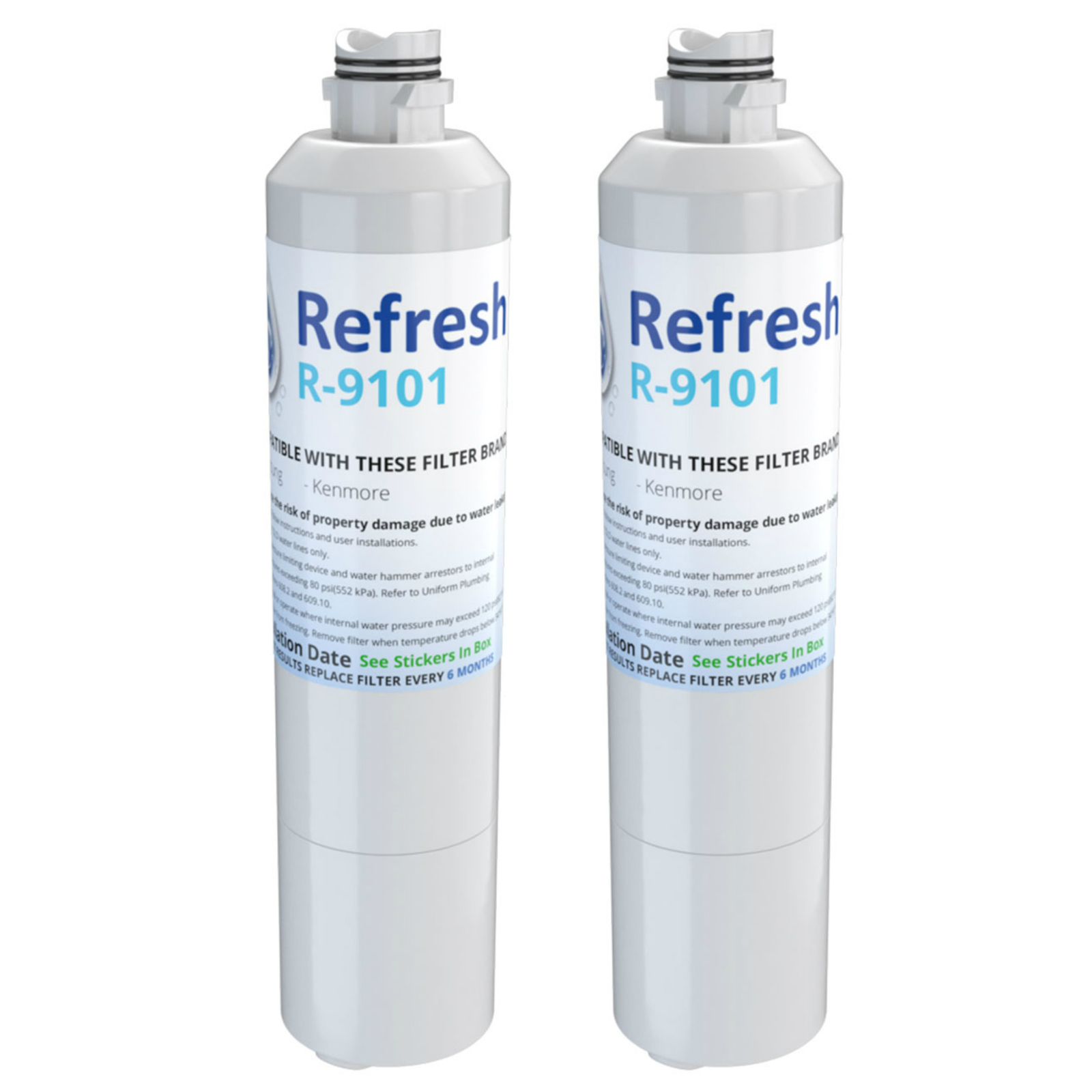 Refresh Samsung DA2900020B Replacement Water Filter Fits RF263BEAESG