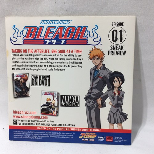Shonen Jump Bleach Episode 1 Sneak Preview DVD Hole Video Anime Collectible - Picture 2 of 2