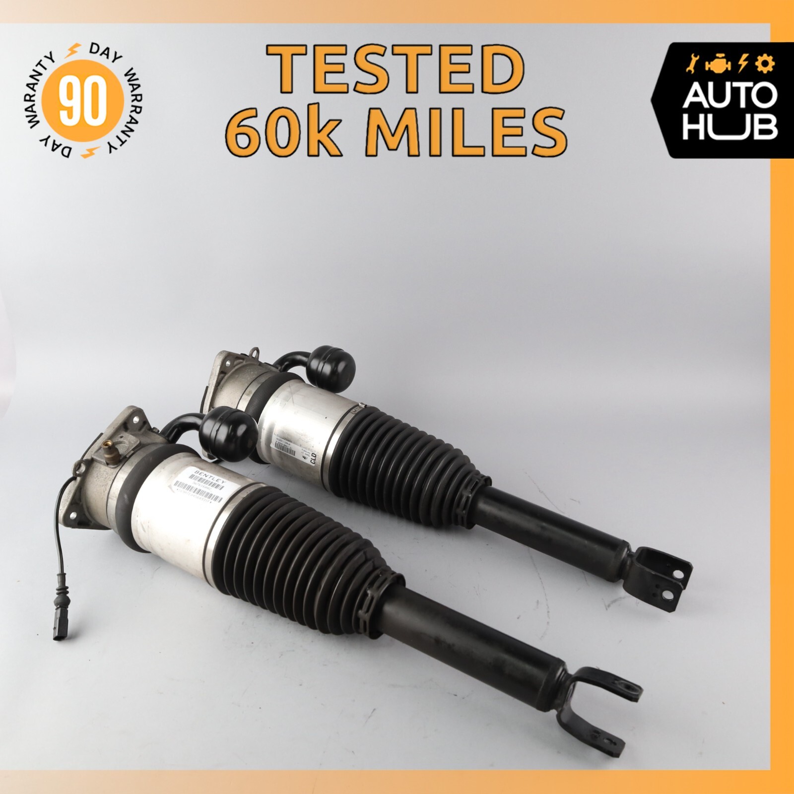 07-11 Bentley Continental GTC Rear Left & Right Air Ride Air Shock Strut OEM 60k