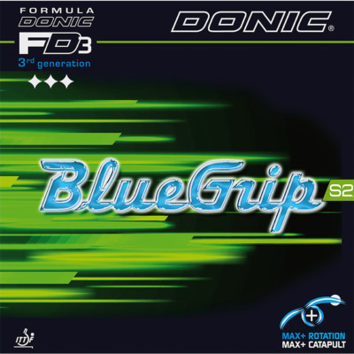 Donic BlueGrip S2 Table Tennis and Ping Pong Rubber, Ships in 10 Business Days