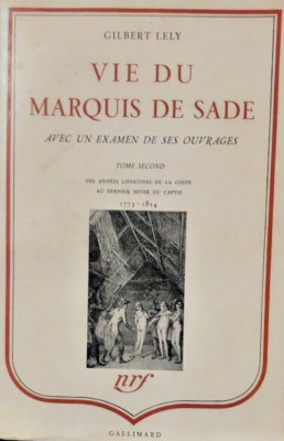 Leben Der Marquis De Sade Gilbert Lely 2 Bände Gallimard 1952 Mk 21