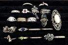 Sterling Silver Rings Lot of 20 Vintage & Modern 69g