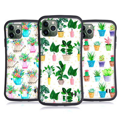 HEAD CASE DESIGNS AQUARELLE PFLANZEN HYBRID HUELLE FÜR APPLE iPHONES HANDYS