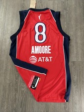 Georgia Amoore Washington Mystics Autograph Signed Jersey! Psa Coa 