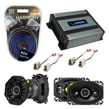 Fit GEO Metro Convertible 1991-1994 Speaker Upgrade Kicker DS Coax HA-A400.4 Amp