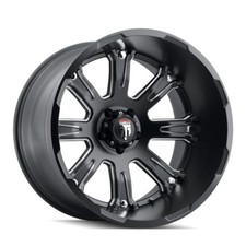 22 American Truxx Bomb 22x14 Black Milled 6x135 Wheel -76mm For Ford Lincoln