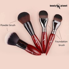 Luxury Natural Animal Horse Hair Powder Foundation Blush Brushes