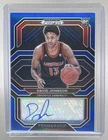 David Johnson 2021 Panini Prizm Draft Picks Blue College Penmanship RC Auto /45
