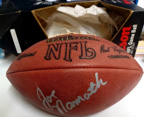 Joe Namath Signed Official NFL Wilson Football With Certificate in Original Box