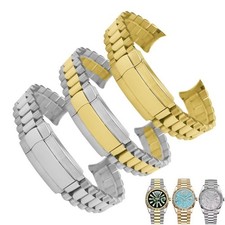 Cinturino orologio acciaio inox massiccio 20/21 mm per Rolex Sky Dweller/Gmt Master