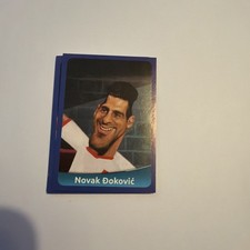 Football Fan 2016 Novak Dokovic Tennis Stikerix Simulacija sticker Mint Rare