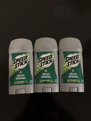 Speed Stick Irish Spring Antiperspirant Deodorant 2.7oz 3-pack 24hr Protection