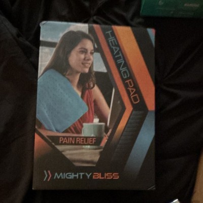 Mighty Bliss Electric Heating Pad Blue Pain Relief Adult