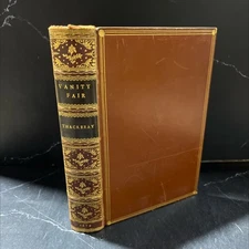 vanity fair. a novel without a hero book, by william makepeace thackeray, 1878 